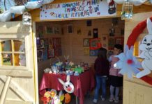 „Atelierul Iepurașului” deschis in parcul central din Rosiorii de vede se bucura de un real succes. O parte din banii strânși vor fi donați!