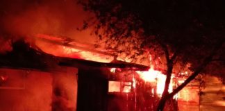 Patru ore de lupta cu flăcările in localitatea Poiana!