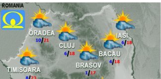 PROGNOZA METEO pentru marţi şi miercuri! Ce temperaturi vor fi zilele următoare prognoza meteo
