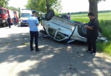 Accident grav pe DJ 503! Un tânăr de 26 de ani proiectat prin parbriz în urma coliziunii autoturismului cu un copac! Accidentul a avut loc astăzi, între localitățile Drăgănești Vlașca și Botoroaga!