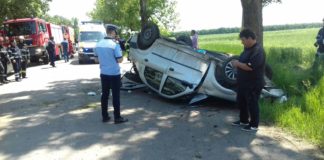 Accident grav pe DJ 503! Un tânăr de 26 de ani proiectat prin parbriz în urma coliziunii autoturismului cu un copac! Accidentul a avut loc astăzi, între localitățile Drăgănești Vlașca și Botoroaga!