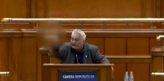 Gesturi şi cuvinte obscene în Parlament: „Dă cu ‘labele’, vezi că faci fractură”; „Nu v-a stricat rozeta la Vaslui!”, „Violuri şi discursuri bune în Parlament oferă Vasluiul!”