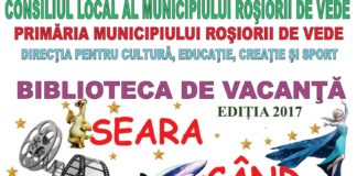 „Seara când poveștile prind viața”, proiecții video de filme animate la Teatrul de Vara din Rosiorii de vede!