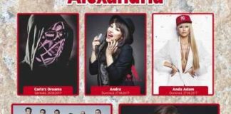 Andra, Nicoleta Nuca, Carla’s Dreams si Anda Adam vor urca pe scena din Alexandria in acest Weekend !