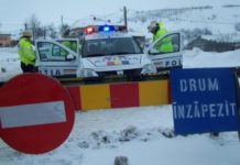 ORA 12.30 – Drumuri închise în judeţul TELEORMAN