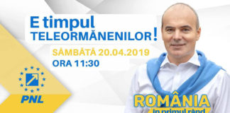 Eugen Pîrvulescu, președinte PNL Teleorman: Mitingul PNL va avea loc sâmbătă, 20 aprilie, într-o locație privată pe strada Vedea nr.17