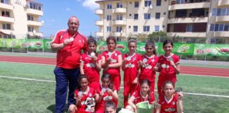 Şcoala Gimnazială Năsturelu fotbal fete U10, Locul II la Turneul Final al Cupei Tymbark Junior şi vicecampioană naţională, desfăşurat la Cumpăna, Constanţa