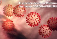 Al cincilea caz de deces al unei persoane infectate cu NOUL CORONAVIRUS în ROMÂNIA Al cincilea deces în România din cauza infecției cu noul coronavirus