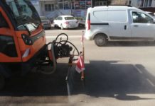 Măsură nouă de luptă împotriva Covid19: Străzile din Alexandria sunt dezinfectate Dezinfectarea strazilor in Alexandria