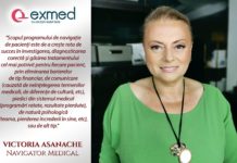 EXMED SI VICTORIA ASANACHE OFERĂ ŞEDINŢE GRATUITE DE ÎNDRUMARE ŞI CONSILIERE ÎN DOMENIUL ONCOLOGIC