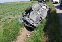 Trei mașini implicate într-un accident, la Siliștea
