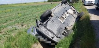 Trei mașini implicate într-un accident, la Siliștea