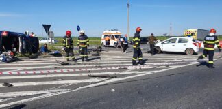 Accident rutier cu patru victime, pe DJ504