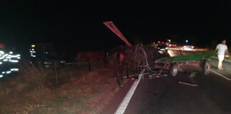 Accident rutier cu cinci victime, după ce o căruță a fost lovită de un autoturism între Alexandria și Vitănești