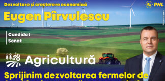 Eugen PÎRVULESCU: Sprijinim dezvoltarea fermelor de familie și promovăm comercializarea produselor românești!