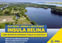 Eugen PÎRVULESCU: Insula Belina a ajuns din nou acolo unde trebuie să fie, în patrimoniul statului!