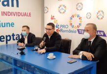 Victor Ponta, președinte PRO România: “Noi nu venim cu programe de guvernare ca celelalte partide care nu au ce face decât să facă programe de guvernare”