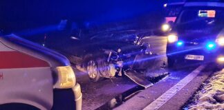 Două mașini s-au ciocnit pe E70, la ieșire din Văceni către Alexandria