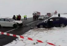 Trei victime în urma unui accident rutier pe E70, la ieșire din Alexandria