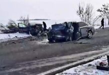 Grav accident rutier produs pe DN52, la ieșire din Alexandria; Un elicopter SMURD a venit la fața locului