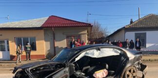 Grav accident rutier pe raza localității Piatra; doi bărbați au fost transportați la spital cu multiple traumatisme