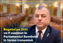 Costel BARBU: „Bugetul pe 2021 va fi susținut în Parlamentul României în forma transmisă de Guvernul Florin Cîțu”