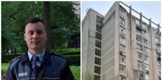 Un polițist i-a salvat viața unui turnean care voia să se arunce în gol de pe acoperișul unui bloc cu zece etaje