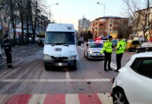 Accident rutier la intersecția străzilor Dunării cu Frații Golești din Alexandria; o persoană a ajuns la spital