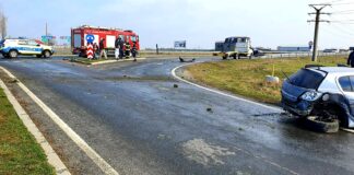 Accident rutier cu victime, la Roșiori, la intersecția spre Spitalul TBC