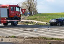 Accident pe șoseaua de centură a municipiului Alexandria, la intersecție cu șoseaua Lăceni. Două persoane au ajuns la spital