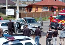 Accident cu victime, la Drăgănești-Vlașca. Două persoane au ajuns la spital