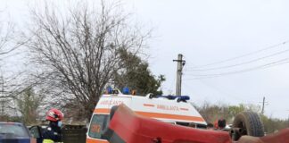 Accident pe DJ506, în Bragadiru. Două persoane, soț și soție, au ajuns la spital