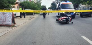 Fetită de 10 ani, lovită de motocicletă pe trecrea de pietoni