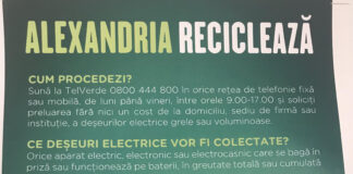 “Alexandria sărbătorește Ziua Mondială a Mediului” – Campanie de reciclare a deșeurilor electrice și electronice în municipiul reședință de județ