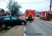 Patru victime in urma unui accident produs la iesire din Poroschia