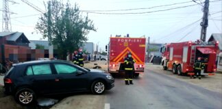Patru victime in urma unui accident produs la iesire din Poroschia