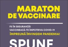 Start maratonului de vaccinare, la Alexandria!