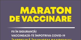 Start maratonului de vaccinare, la Alexandria!
