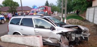 Accident pe DJ504, la Orbeasca. Două persoane au ajuns la spital