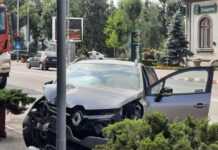Două victime în urma unui accident pe strada Dunării din Alexandria