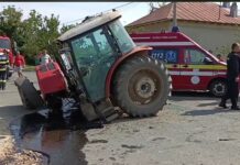 Trei victime în urma unui accident la Conțești