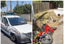 Motocicletă implicată într-un accident rutier grav, la Perii Broșteni