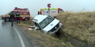 Patru persoane au fost rănite într-un accident rutier între Troianul și Bogdana