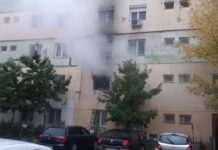 Trei persoane au ajuns la spital în urma unui incendiu la un bloc din Alexandria