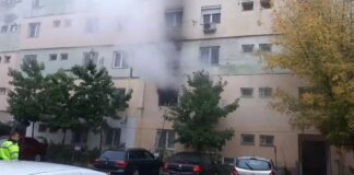 Trei persoane au ajuns la spital în urma unui incendiu la un bloc din Alexandria