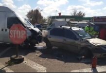 Accident rutier la ieșire din Alexandria spre București