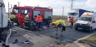 Grav accident pe E70 la ieșire din Roșiori spre Spitalul TBC