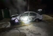 Accident mortal la Salcia, după ce o mașină s-a lovit de un cap de pod și a luat foc