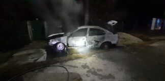 Accident mortal la Salcia, după ce o mașină s-a lovit de un cap de pod și a luat foc