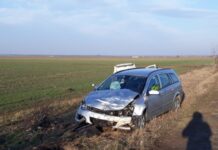 Accident la ieșire din Alexandria spre București – Două persoane au ajuns la spital